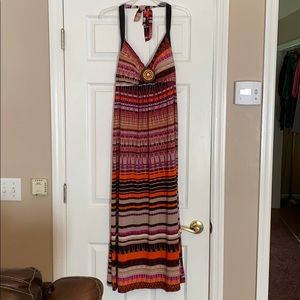 Halter maxi dress